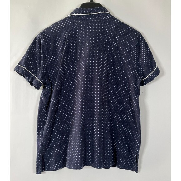 Lauren Ralph Lauren Pajamas Womens Large Shorts Navy Blue Polka Dot Preppy Sleep - Picture 5 of 10